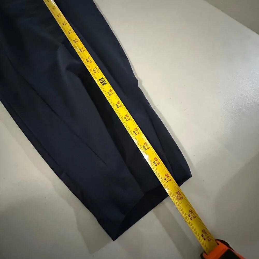 Talbots Navy Blue Crop Performance Quick Dry Pants Womens size Medium Petite NEW - Picture 9 of 11